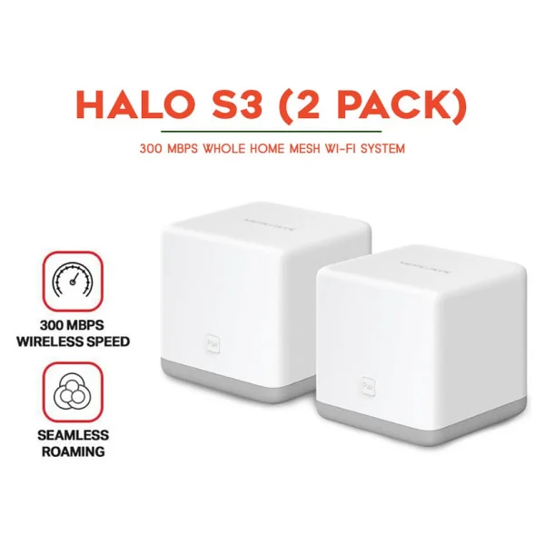 Mercusys Halo S3 1 Port 300 Mbps 2'li Router - Görsel 9