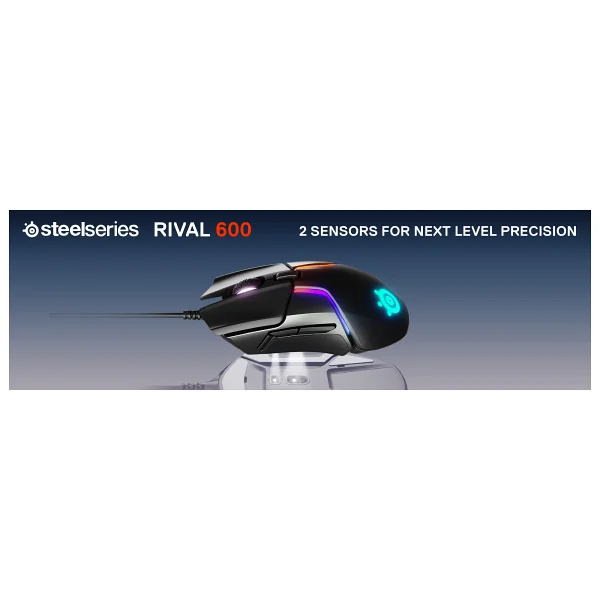 Steelseries Rival 600 RGB Ergonomik Optik Kablolu Oyuncu Mouse - Görsel 7