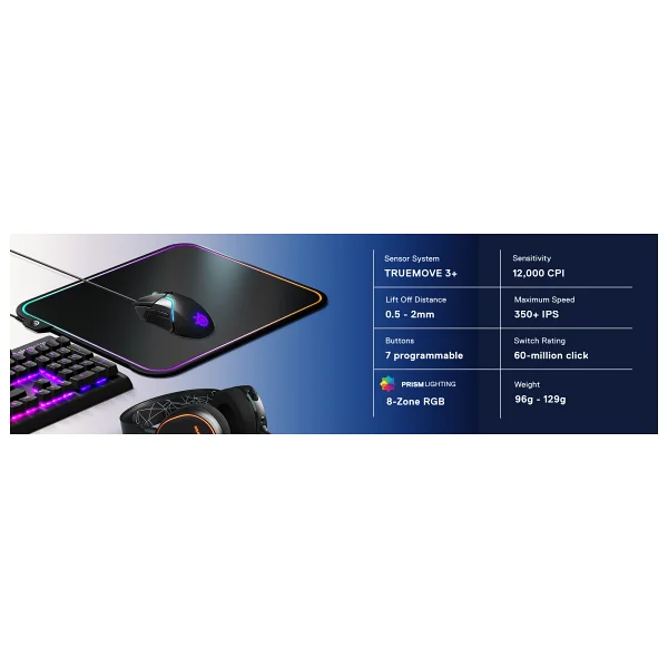 Steelseries Rival 600 RGB Ergonomik Optik Kablolu Oyuncu Mouse - Görsel 8