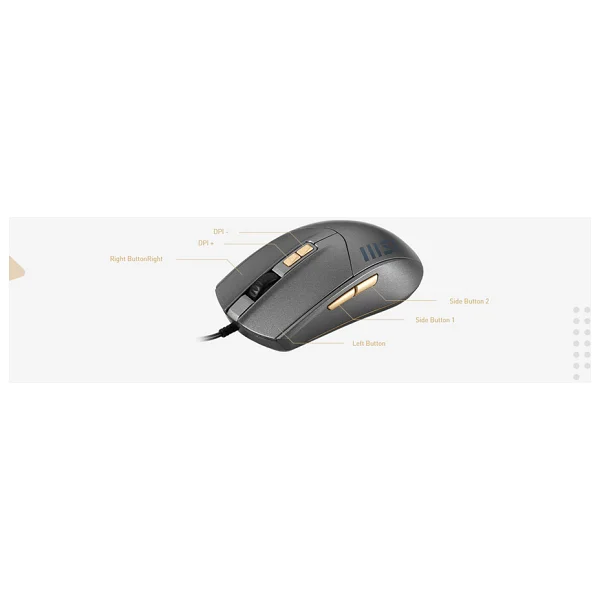 MSI GG M31 Optik Kablolu Oyuncu Mouse - Görsel 10