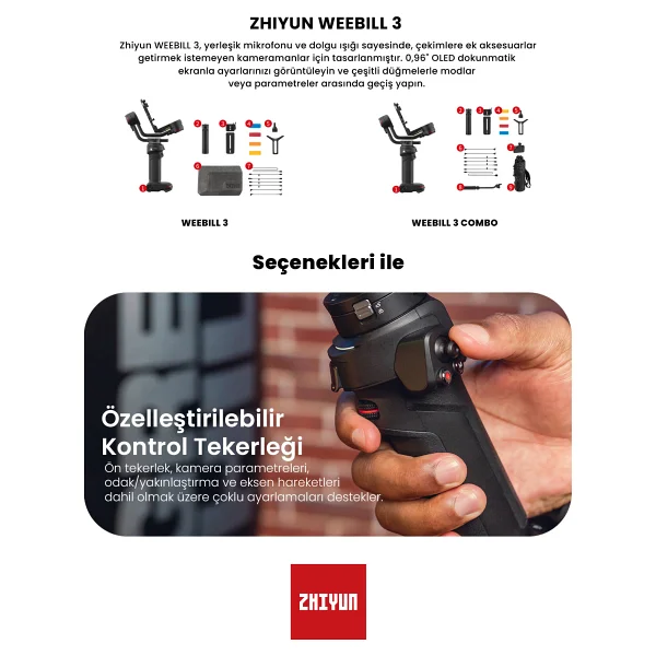 Zhiyun Weebill 3 Gimbal - Görsel 8