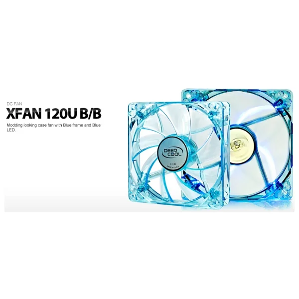 Deepcool Xfan 120ub/B 12 Cm Mavi LED Kasa Fanı - Görsel 4