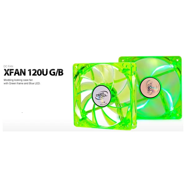 Deep Cool Xfan 120ug/B Yeşil Mavi Ledli 120mm Kasa Fanı - Görsel 5
