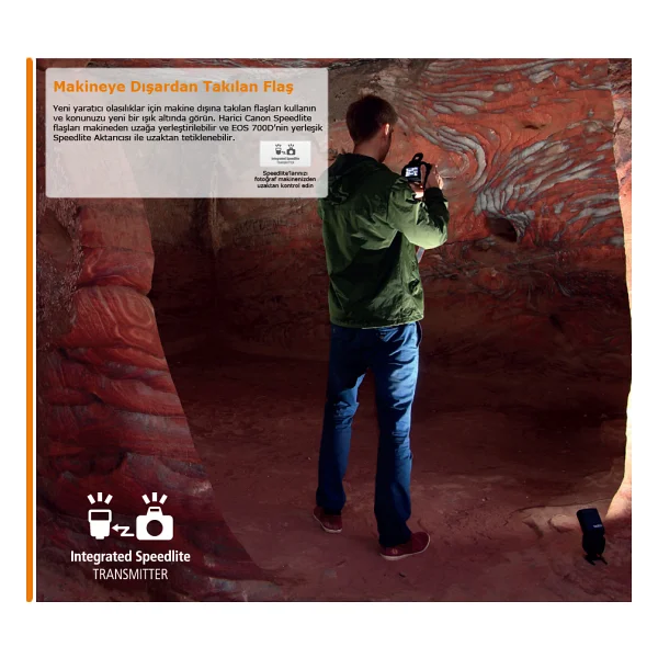 Canon Eos 700d + 18-55mm Lens Dslr Fotoğraf Makinesi - Görsel 10
