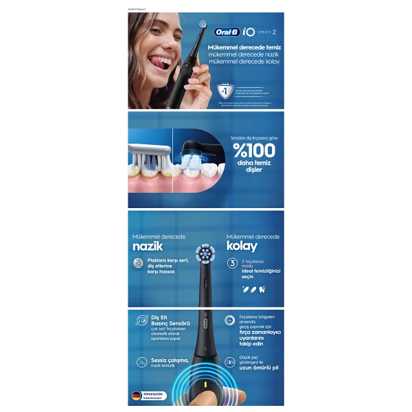 Oral-B İo 2 Şarjlı Diş Fırçası - Görsel 10