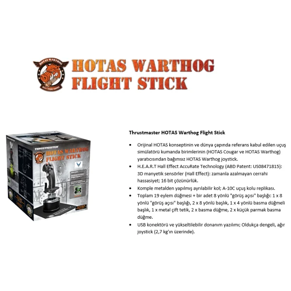 Thrustmaster Hotas Warthog Joystick - Görsel 6