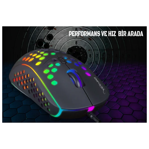 Inca Img-346 Empousa RGB Makrolu Kablolu Optik Oyuncu Mouse - Görsel 9