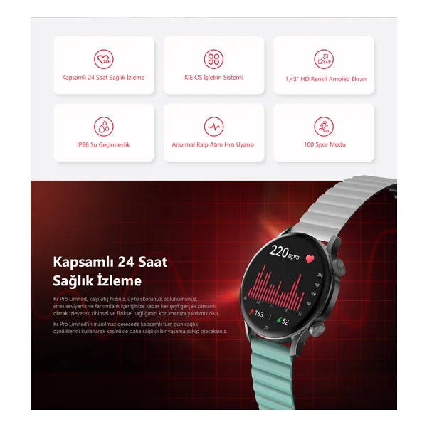 Kieslect Kr Pro Limited Akıllı Saat - Görsel 9