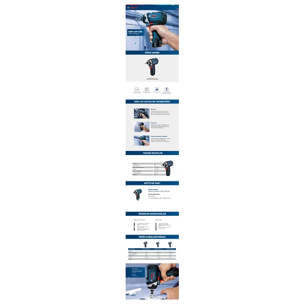 Bosch Gdr 12v-105 Aküsüz Somun Sıkma Makinesi - Görsel 5