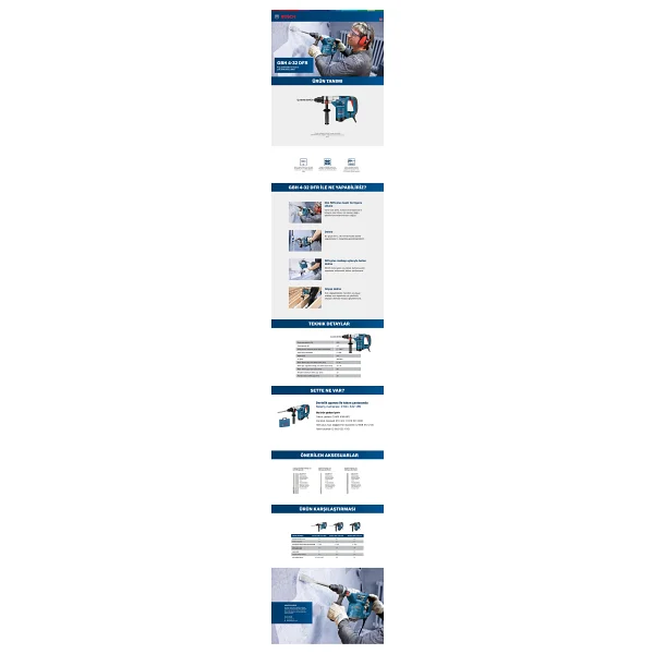 Bosch Gbh 4-32 Dfr 900 W Pnömatik Kırıcı-Delici - Görsel 8