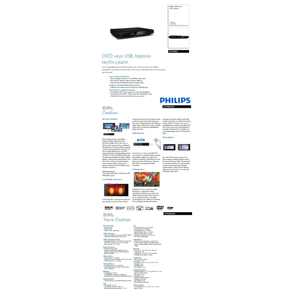 Philips Dvp2850 DVD Oynatıcı - Görsel 5