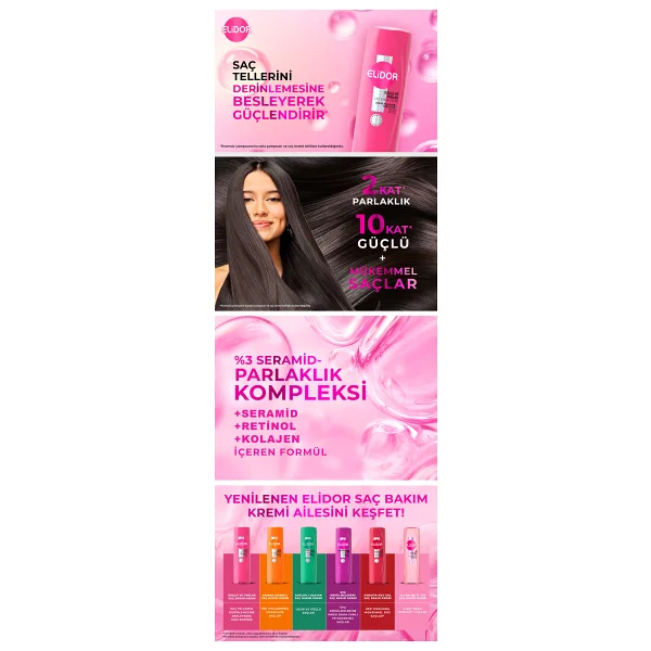 Elidor Superblend Serum Güçlü Ve Parlak 350 Ml Saç Kremi - Görsel 10