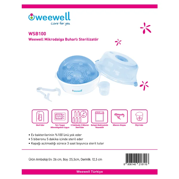 Weewell Wsb100 Mikrodalga Sterilizatör - Görsel 3