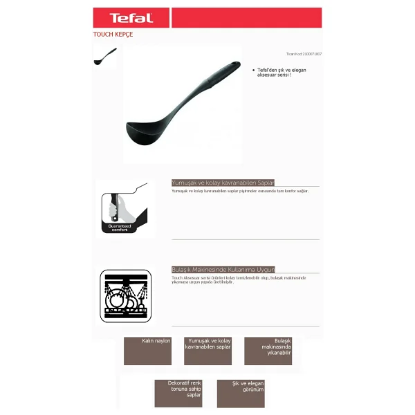 Tefal Touch Kepçe - Görsel 2