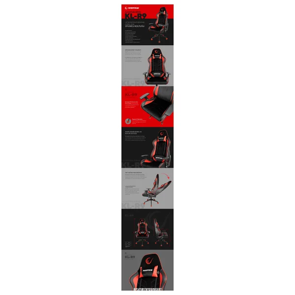 Rampage Kl-R9 Alcantara Premium Oyuncu Koltuğu - Görsel 6