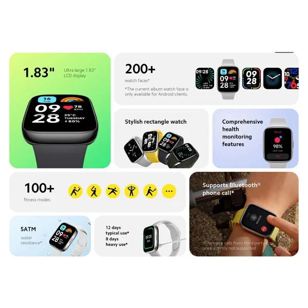 Xiaomi Redmi Watch 3 Active Akıllı Saat - Görsel 8