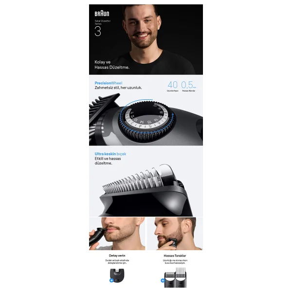 Braun Series 3 Bt3560 Saç Kesme Makinesi - Görsel 7