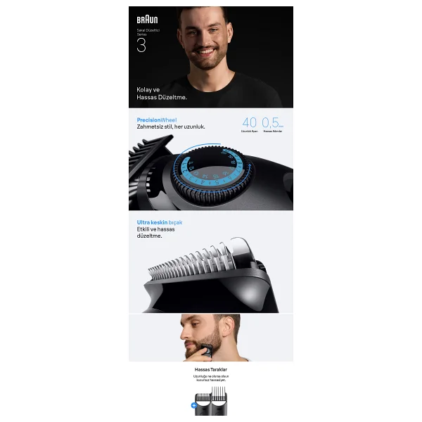 Braun Series 3 Bt3520 Saç Kesme Makinesi - Görsel 7