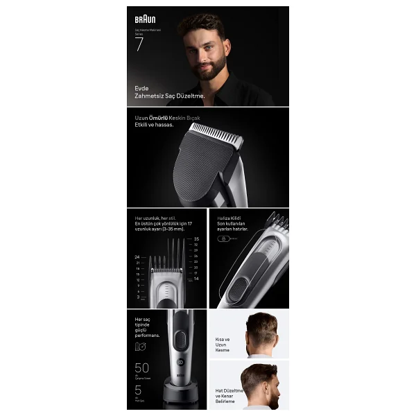 Braun Series 7 Hc7590 Saç Kesme Makinesi - Görsel 7