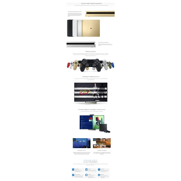 Sony Playstation 4 Slim 1tb + 2.Dualshock + PS4 Fifa 23 - Siyah - Görsel 6