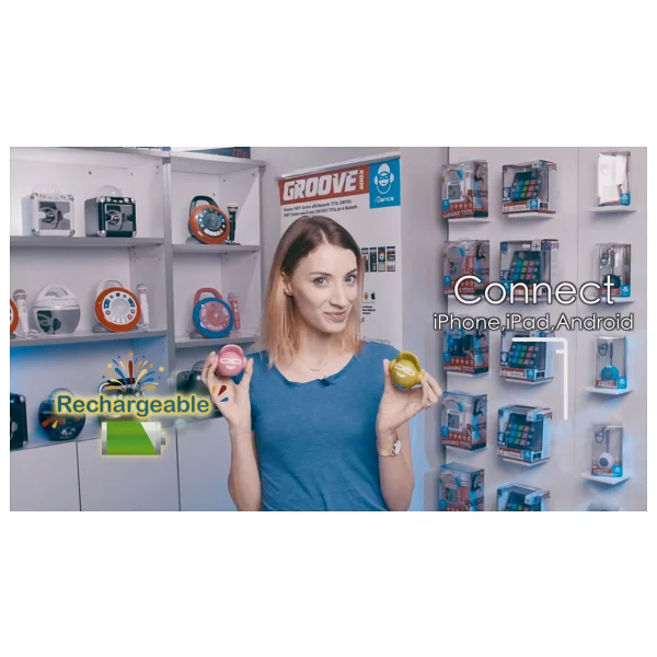 İdance Beat Dude Mini Bluetooth Hoparlör Mor - Görsel 10