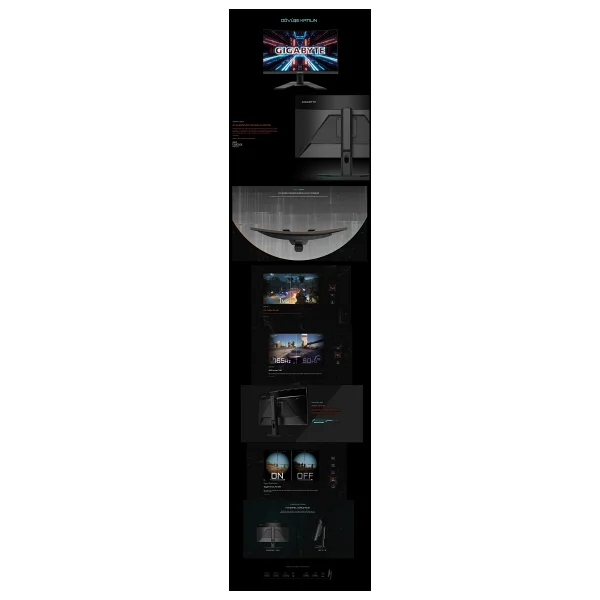 Gigabyte G27fc 27" 1 Ms Full HD Curved 165 Hz Oyuncu Monitörü - Görsel 8