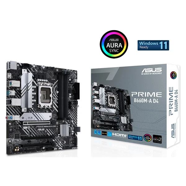 Asus Prime B660M-A D4 Intel LGA1700 DDR4 Micro ATX Anakart - Görsel 5