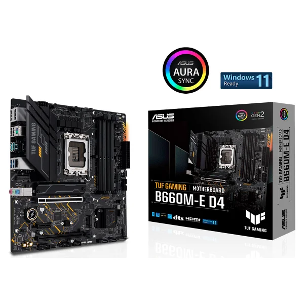 Asus Tuf Gaming B660m-E D4 Intel Lga1700 DDR4 Micro Atx Anakart - Görsel 7