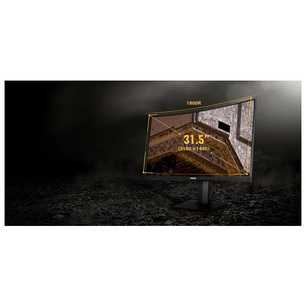 Asus Tuf Gaming Vg32vqr 31.5" 1 Ms 2k Curved 165 Hz Oyuncu Monitörü - Görsel 9