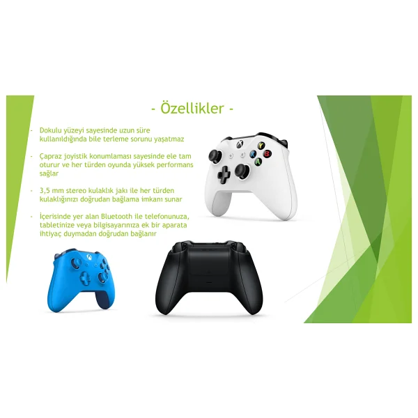 Xbox One 8. Nesil Siyah 6cl-00002 Kablosuz Oyun Kolu - Görsel 8