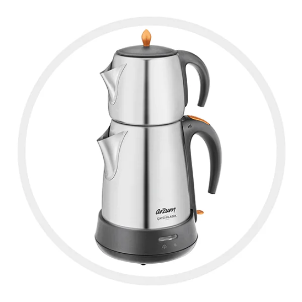 Arzum Ar3004 Çaycı Klasik 1650 W Çelik Çay Makinesi - Görsel 6