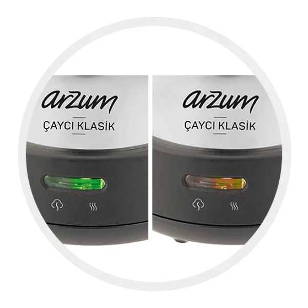 Arzum Ar3004 Çaycı Klasik 1650 W Çelik Çay Makinesi - Görsel 8