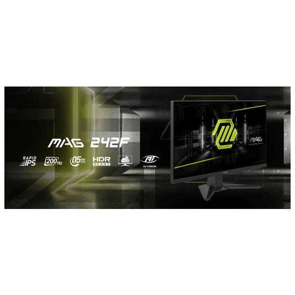Msı Mag 242f 23.8" 0.5 Ms Full HD Ips 200 Hz Oyuncu Monitörü - Görsel 9