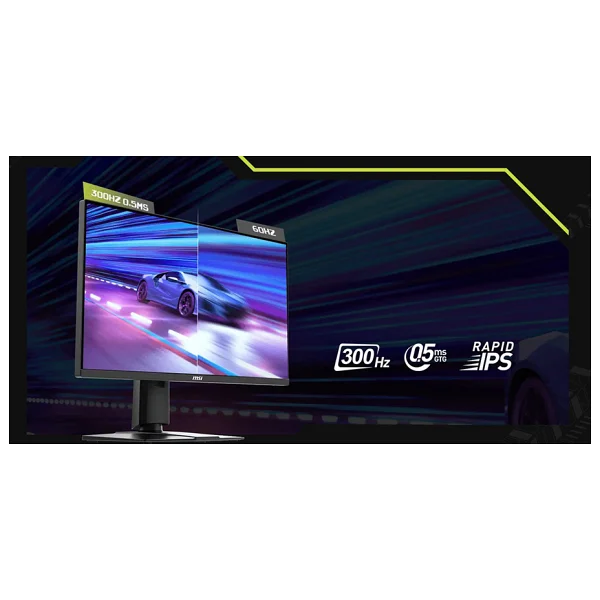 Msı Mag 255pxf 24.5" 0.5 Ms Full HD Pivot Ips 300 Hz Oyuncu Monitörü - Görsel 10