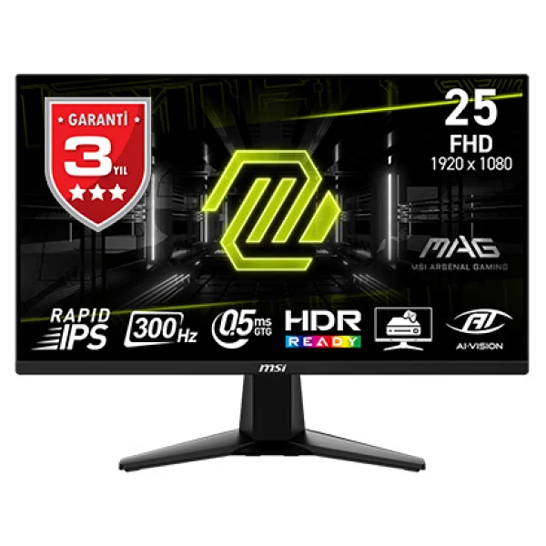 Msı Mag 255xf 24.5" 0.5 Ms Full HD Ips 300 Hz Oyuncu Monitörü - Görsel 8