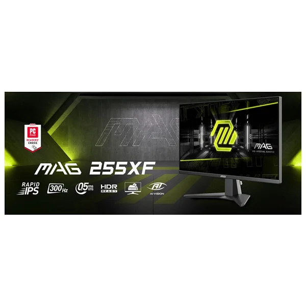 Msı Mag 255xf 24.5" 0.5 Ms Full HD Ips 300 Hz Oyuncu Monitörü - Görsel 10