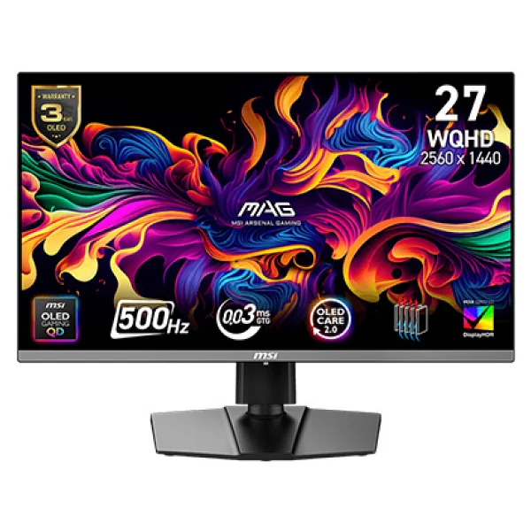 Msı Mag 272qp Qd-OLED X50 26.5" 0.03 Ms 2k Pivot 500 Hz Oyuncu Monitörü - Görsel 8