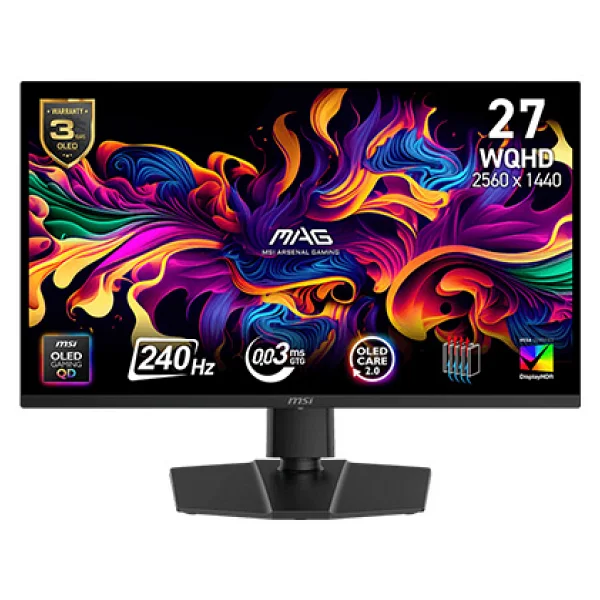Msı Mag 273qp Qd-OLED X24 26.5" 0.03 Ms 2k Pivot 240 Hz Oyuncu Monitörü - Görsel 10