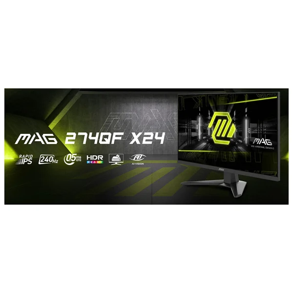 Msı Mag 274qf X24 27" 0.5 Ms 2k Ips 240 Hz Oyuncu Monitörü - Görsel 9