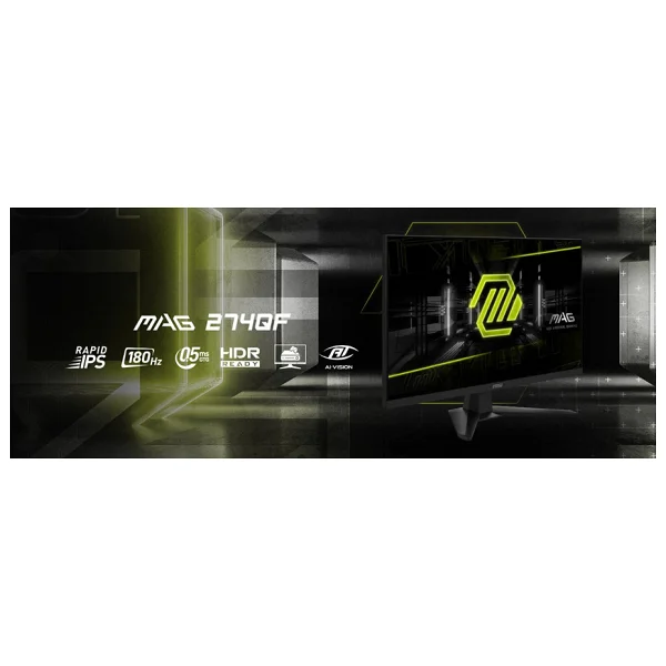 Msı Mag 274qf 27" 0.5 Ms 2k Ips 180 Hz Oyuncu Monitörü - Görsel 10