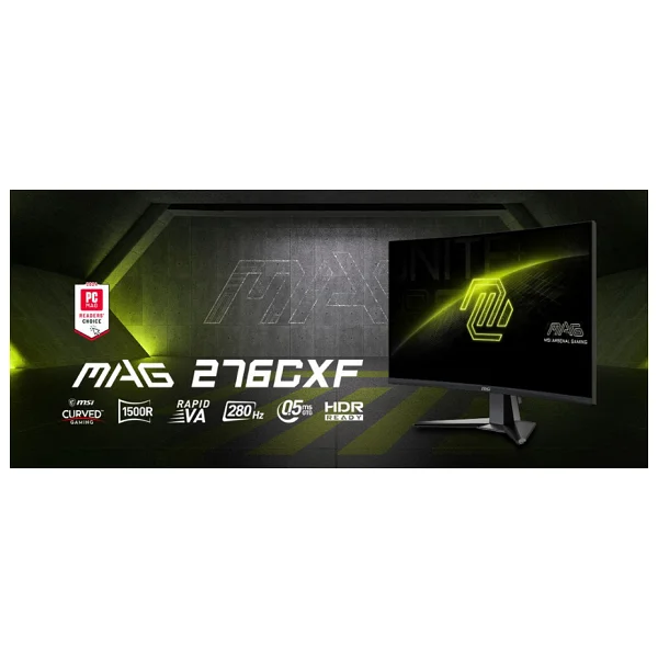 Msı Mag 276cxf 27" 0.5 Ms Full HD Curved 280 Hz Oyuncu Monitörü - Görsel 9