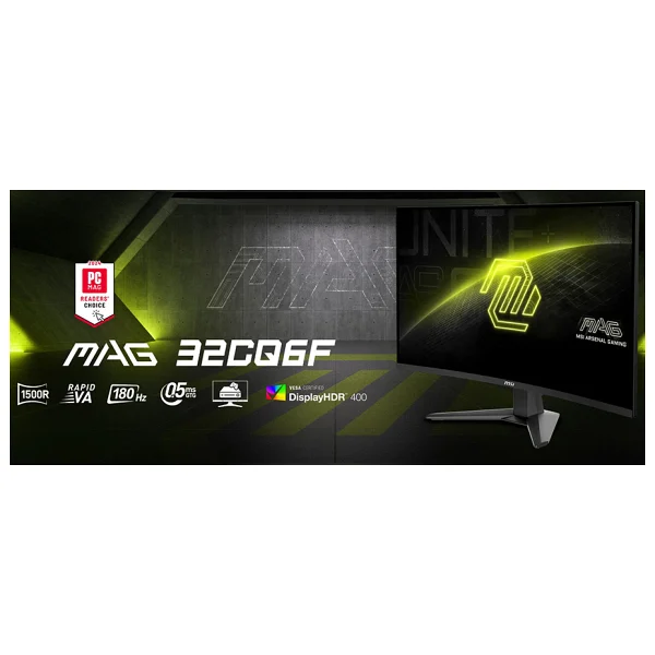 Msı Mag 32cq6f 31.5" 0.5 Ms 2k Curved 180 Hz Oyuncu Monitörü - Görsel 9