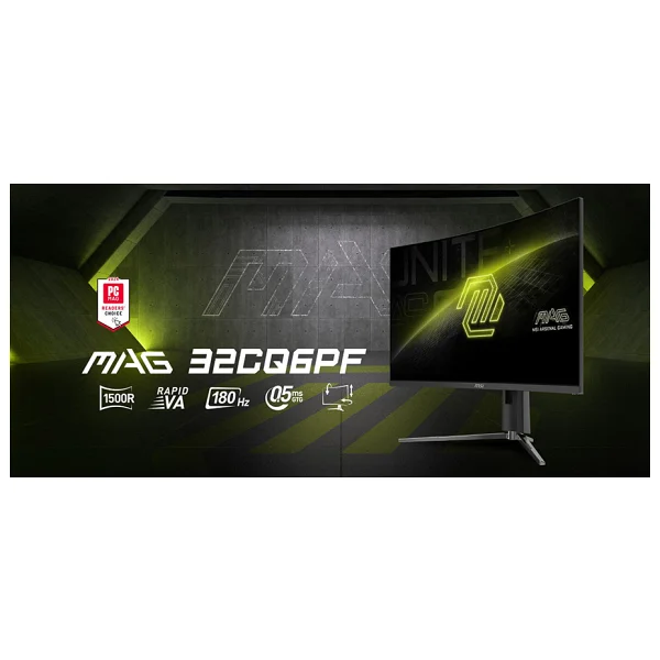 Msı Mag 32cq6pf 31.5" 0.5 Ms 2k Curved 180 Hz Oyuncu Monitörü - Görsel 9