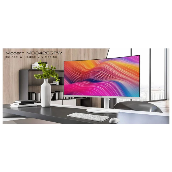 Msı Modern Md342cqpw 34" 1 Ms Uwqhd Curved 120 Hz Oyuncu Monitörü - Görsel 8