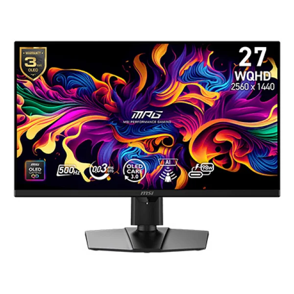 Msı Mpg 271qr Qd-OLED X50 27" 0.03 Ms 2k Pivot 500 Hz Oyuncu Monitörü - Görsel 10