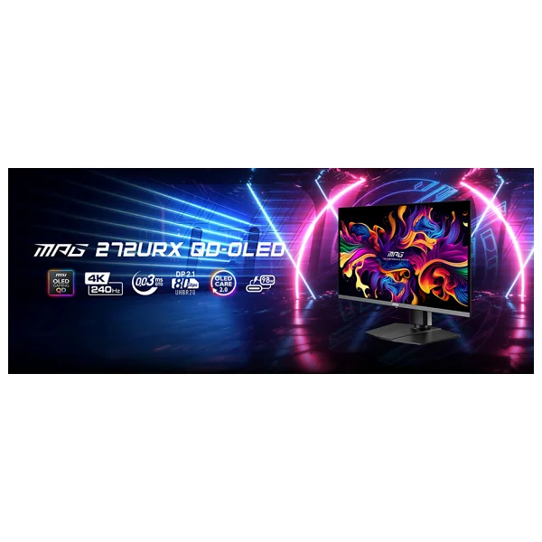 Msı Mpg 272urx Qd-OLED 26.5" 0.03 Ms 4K Pivot 240 Hz Oyuncu Monitörü - Görsel 9