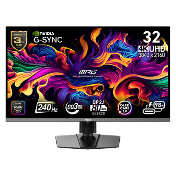 Msı Mpg 322urx Qd-OLED 31.5" 0.03 Ms 4K 240 Hz OLED Oyuncu Monitörü - Görsel 8