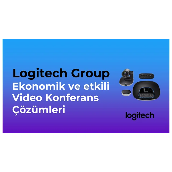 Logitech Group Konferans Kamerası Büyük Odalar Için Ekstra Mikrofonla Birlikte - Görsel 6