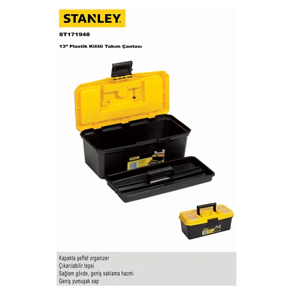 Stanley Eko 1-71-948 13" El Takım Çantası - Görsel 4