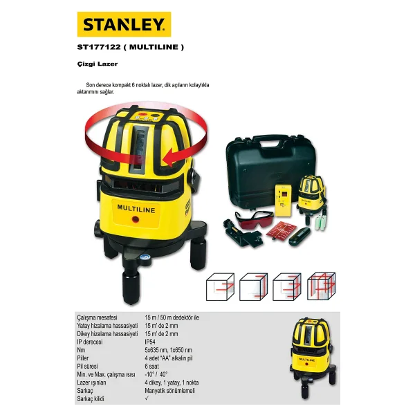 Stanley St177122 Lazer Hizalama - Görsel 4